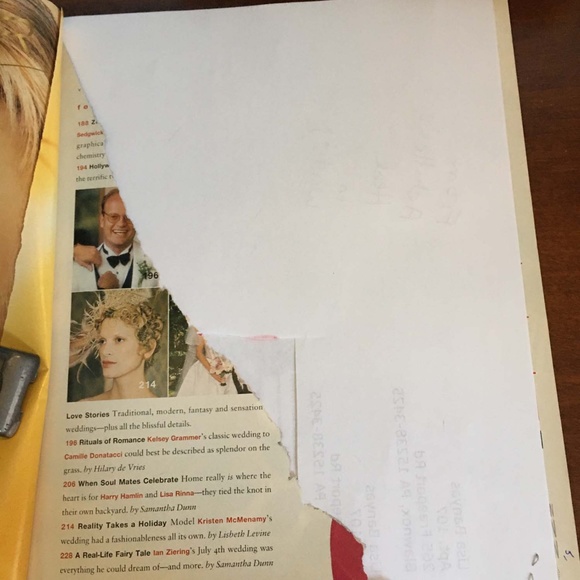 IN STYLE MAGAZINE, FEBRUARY 1998, FAIR CONDITION, FRONT COVER CUT OFF, ORIGINAL - Picture 4 of 5